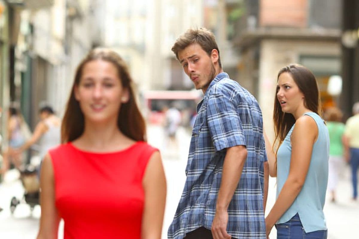 Distracted Boyfriend meme – free download no watermark